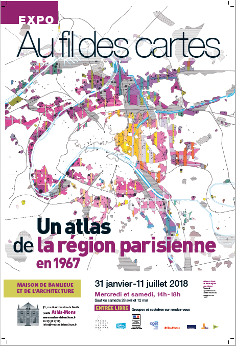 Au fil des cartes: un atlas de la région parisienne en 1967